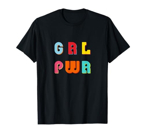 Frauen Power "Girl Power" Retro T-Shirt T-Shirt Frauen Power "Girl Power" Retro T-Shirt T-Shirt von Zeitgeist Wanderlust Retro Shirts