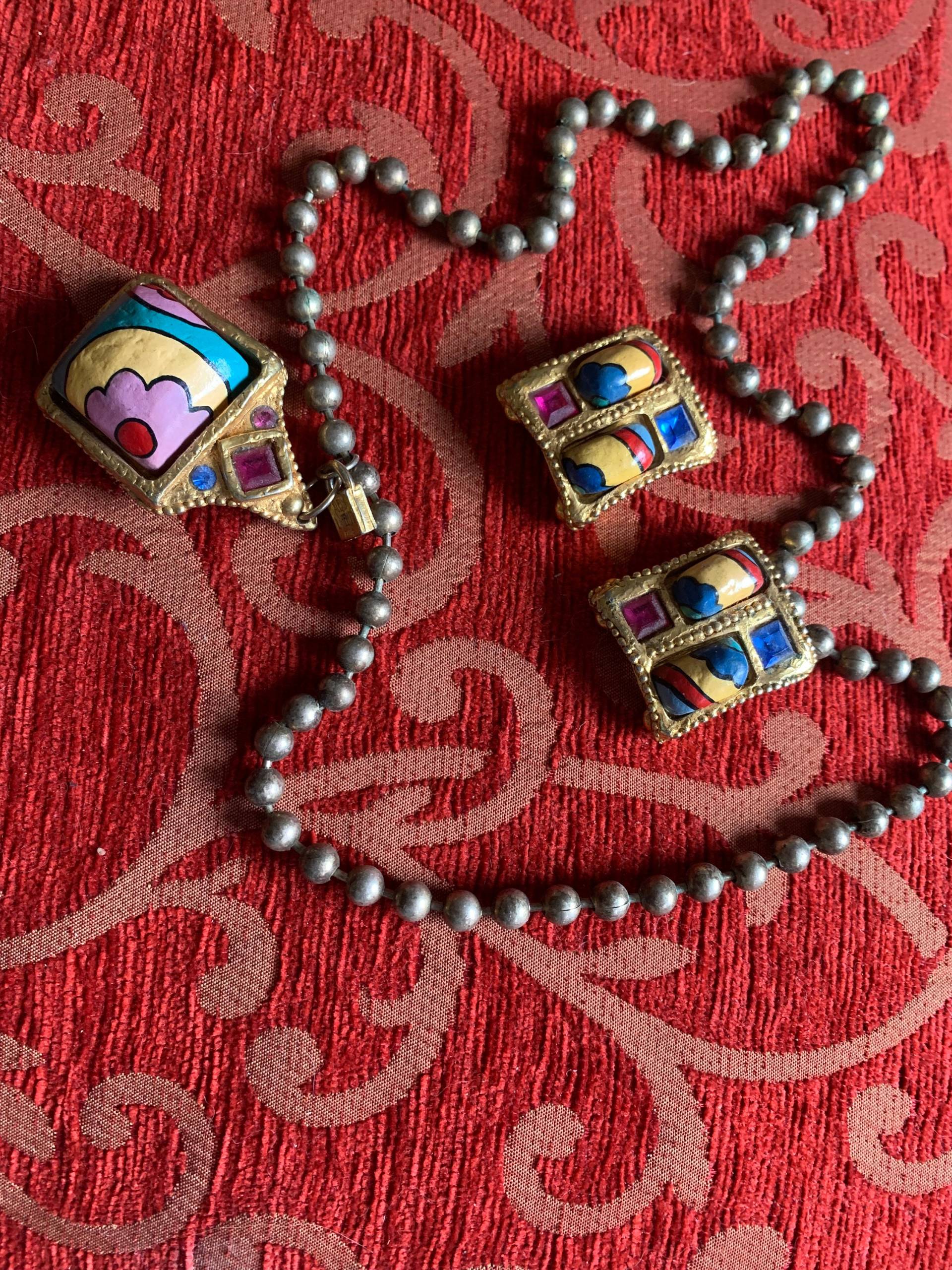 Vintage Kette Und Ohrringe Alexis Lahellec Vintage Kette Und Ohrringe Alexis Lahellec von ZeitloseJuwelenMine