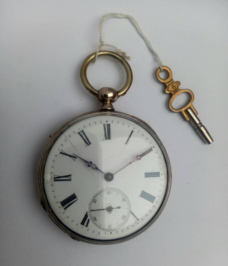 Taschenuhr Mit Schlüssel Um 1860 von Zeitretter