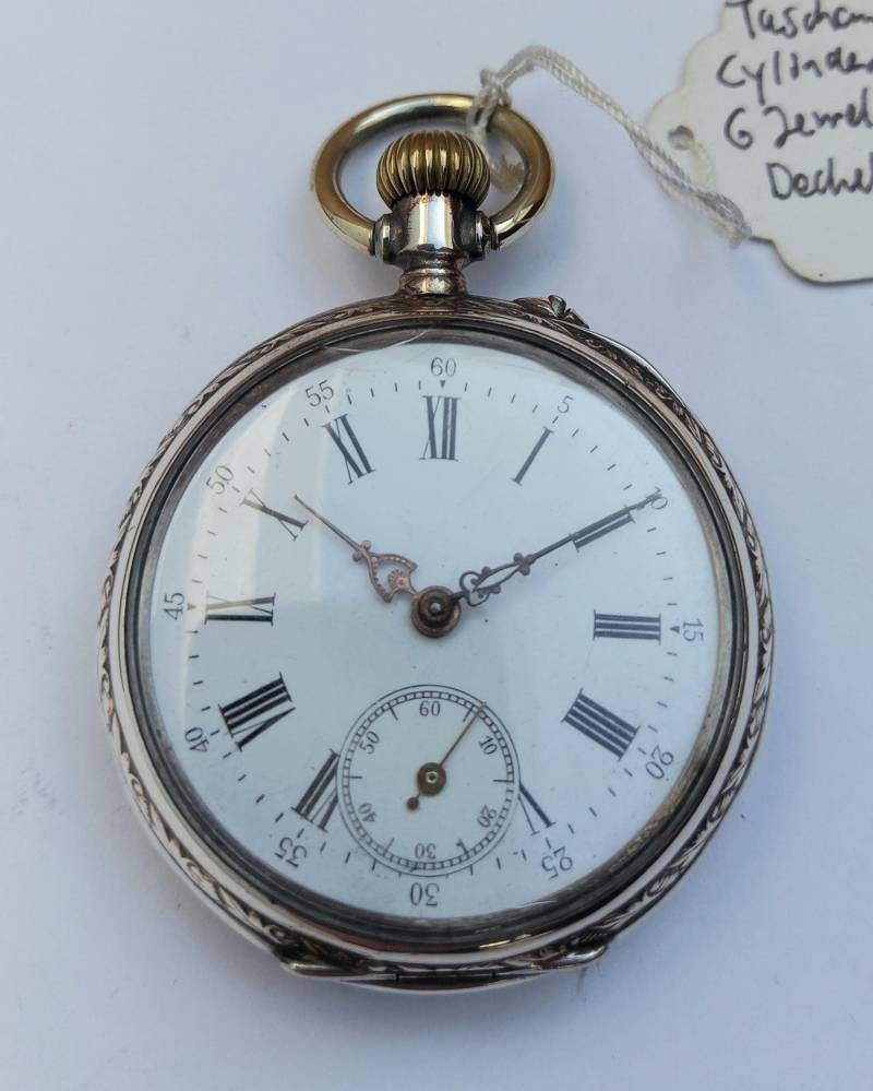 Taschenuhr Um 1890 in Silber von Zeitretter