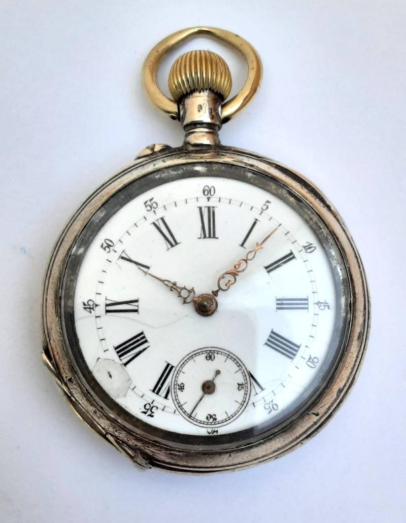 Taschenuhr Um 1890 in Silber von Zeitretter