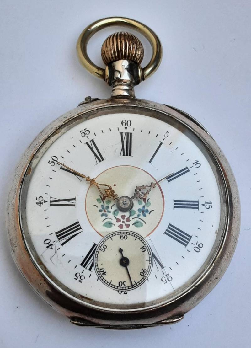 Taschenuhr Um 1900 in Silber von Zeitretter