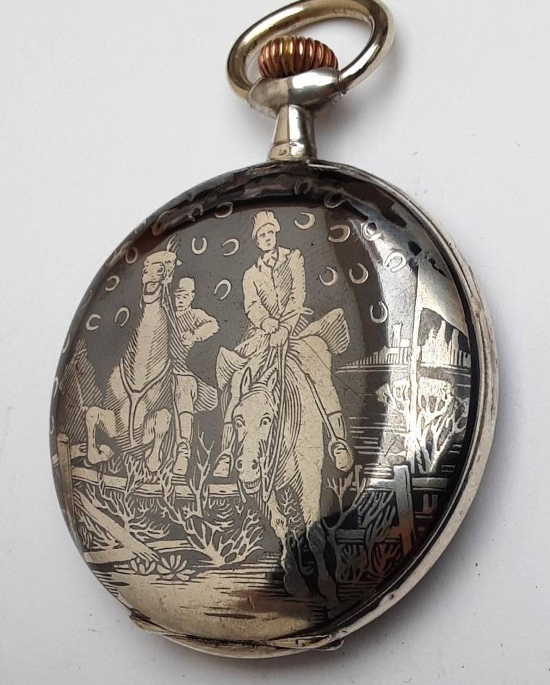 Tula Silber Savonette Taschenuhr Um 1900 Tula Silber Savonette Taschenuhr Um 1900 von Zeitretter