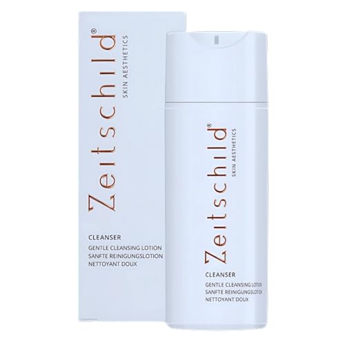 Zeitschild® Cleanser, Sanfte Reinigungslotion, Tensidfreie Gesichtsreinigung mit Moringaöl & OLT®. Entfernt Make-up & Unreinheiten schonend | Für empfindliche, trockene bis sehr trockene Haut 150 ml. von Zeitschild