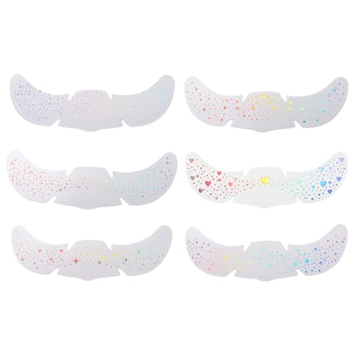 6 Blätter Glitzern Sommersprossen Vorübergehende Tätowierung Funkelnder Gesichtsflecken Patches Accusries Für Make Up Und Party Sehen Kosmetische Sommersprosse Aufkleber Aus von Zeiwohndc