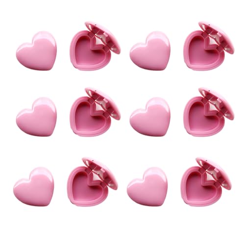 Fashion Heart Cosmetic Organization Recycelbarer Leerer Container Lidschatten Box Lippenstift Gehäuse Make Up Accessoire von Zeiwohndc