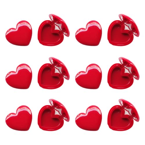 Fashion Heart Cosmetic Organization Recycelbarer Leerer Container Lidschatten Box Lippenstift Gehäuse Make Up Accessoire von Zeiwohndc