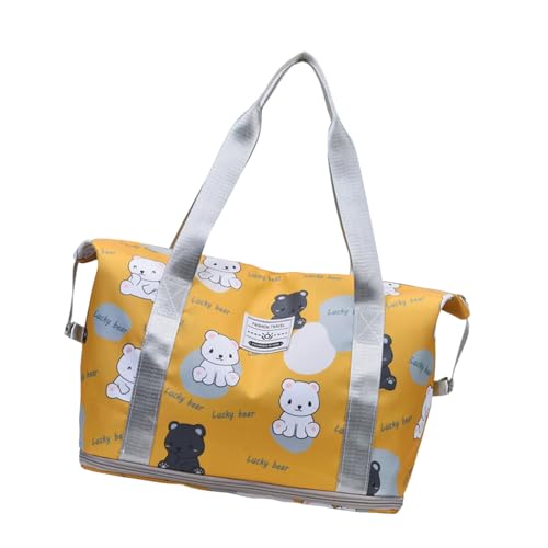 Fitness Bag Erweiterbares Reisen Trocken Und Nasstrennzeichen Gepäck Mit Großer Kapazitätstraining Wochenendaussage Sport Cartoon Fitnessstudio Großkapazität Traving Training Erweiterbares Fitness von Zeiwohndc