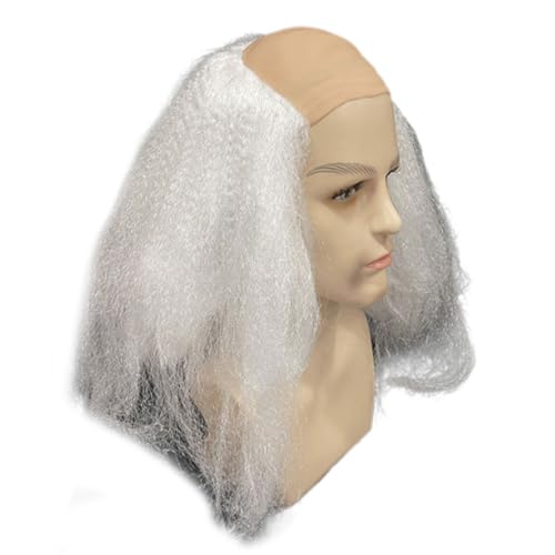 Halloween Haariger Kopfbedecke Lustige Perücken Kappen Schnurrbart Für Perücken Streich Halloween Lustige Cartoon Kopfbedeckung von Zeiwohndc