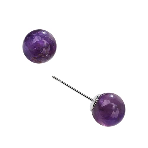 Handgefertigte Edelsteine Bolzen Ohrringe Stylish Crystal Perlen Design Ohraccessoires Schmuck Für Tägliche Formelle Verschleiß Handgefertigte Natursteinohrringe von Zeiwohndc