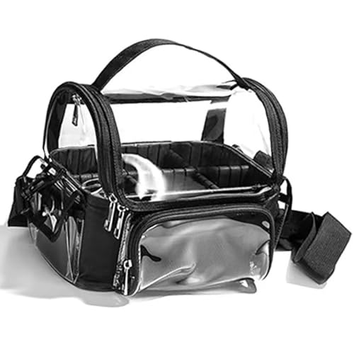 Kosmetikbeutel Großkapazität Toilettenbeutel Klarer Make Up Beutel Make Up Pinselhalter Tragbarer Waschbeutel Für Frauen Und Mädchen von Zeiwohndc