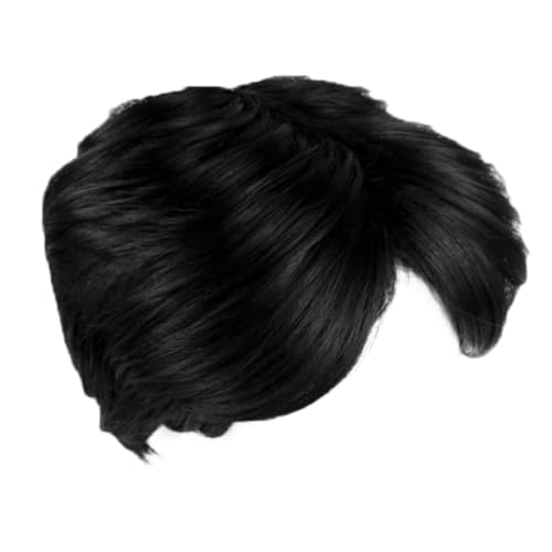 Männer Haarflächen Hitzebeständiges Faser Mittlerer Tapee Für Tägliche Party Haarabdeckung Perücken Für Haarstyling von Zeiwohndc