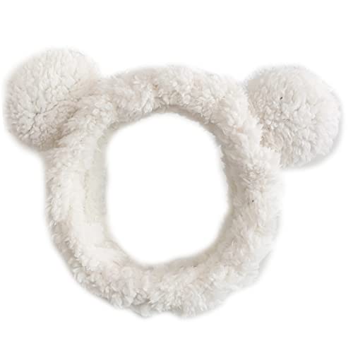 Stirnband Stereo Bär Ohr Form Haarband Frauen Gesichts Make Up Stirnband Weiche Köpfe Wraps Für Dusche Waschen Gesicht von Zeiwohndc