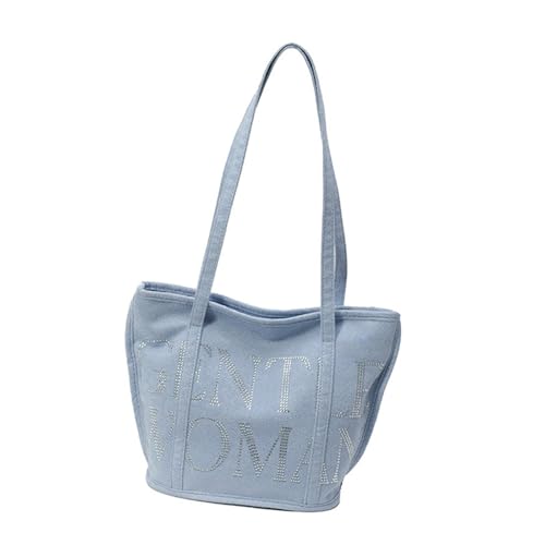 Strasssteine ​​Umhängetasche Für Frauen Stilvolle Unterarm Korean Styles Achselhöhle Top Trendige Handtasche Strasssteine ​​Achselhilfe Weibliche Handtasche Pendeln Schulter von Zeiwohndc