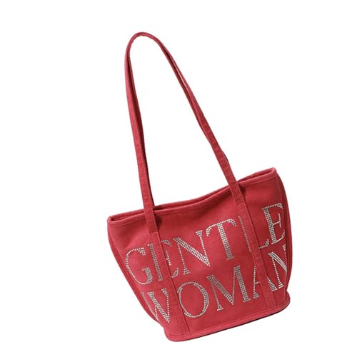 Strasssteine ​​Umhängetasche Für Frauen Stilvolle Unterarm Korean Styles Achselhöhle Top Trendige Handtasche Strasssteine ​​Achselhilfe Weibliche Handtasche Pendeln Schulter von Zeiwohndc