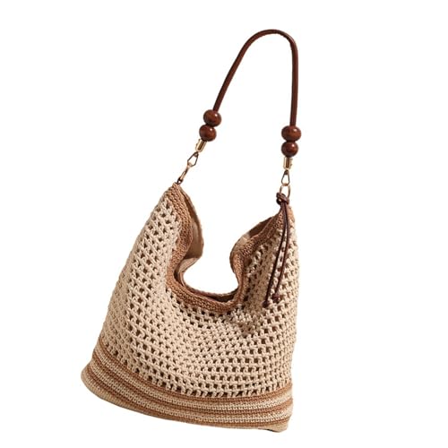 Zeiwohndc All Matching Umhängetasche Für Frauen Strohstrand Mode Crossbody Urlaub Täglich Lässige Handtasche Frauen Schulter Gewebtes Crossbody Daily Strohstrand Für Urlaub von Zeiwohndc