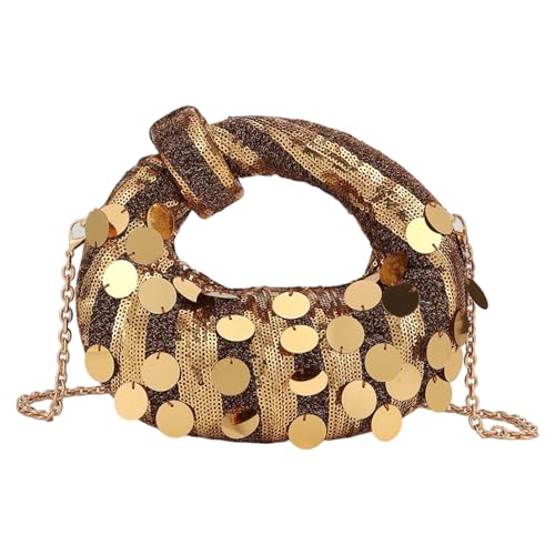 Zeiwohndc Anspruchsvolle Umhängetasche Handheld Party Geldbörse Paillierter Außenleichte Polyester Crossbody Bequemer Tragabend Mit von Zeiwohndc