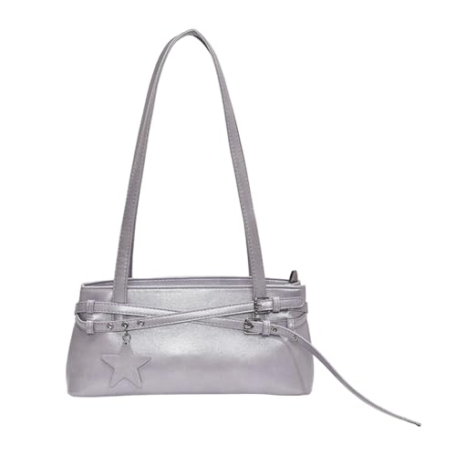 Zeiwohndc Damen Stilvolle Umhängetasche Pendeln Pu Leder Achselhalterung Modische Achselhöhle Ästhetische Handtaschen Mode Achsel von Zeiwohndc