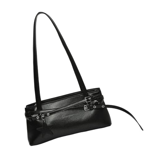 Zeiwohndc Damen Stilvolle Umhängetasche Pendeln Pu Leder Achselhalterung Modische Achselhöhle Ästhetische Handtaschen Mode Achsel von Zeiwohndc
