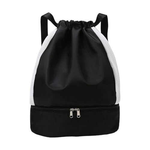 Zeiwohndc Feuchtigkeitssichere Reisetaschen Trockene Nassabteilung Feature Für Sportbegeisterte Strandtour Oxford Fabric Frauen Rucksack Moderner Stilvoller Strandschwimmrucksack von Zeiwohndc