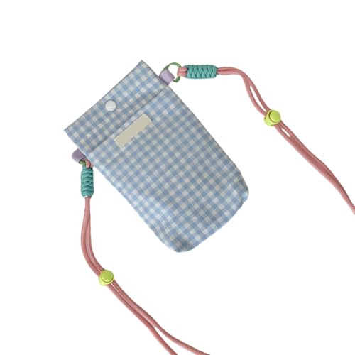 Zeiwohndc Geräumige Handys Geldbörse Brieftasche Leinwand Crossbody Geldbeutel Mit Verstellbarer Schultergurt von Zeiwohndc