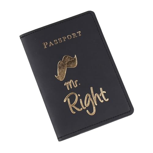 Zeiwohndc Herr Frau Passport Inhaber Reisen Wesentliche Abdeckung Brieftasche Für Frauen Männer Buchkartenfall Geschenke Herr Frau Passport Covers von Zeiwohndc