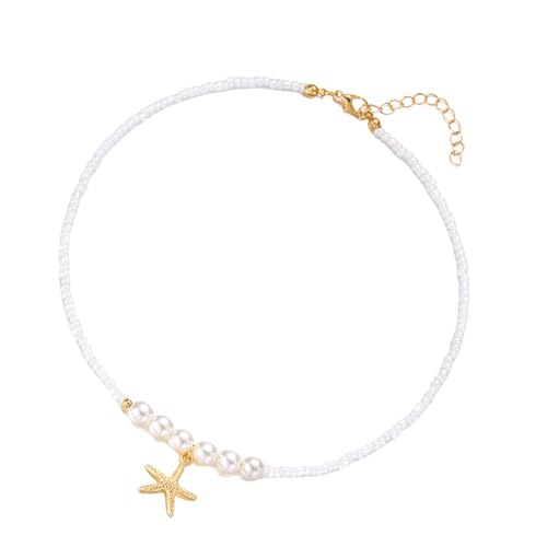 Zeiwohndc Tragbare Seestarfishes Perlens Halskette Kette Mit Ausdehnung Von Frauen Täglicher Kleidung Und Besonderen Anlässen Muschelschmuck Zeiwohndc Tragbare Seestarfishes Perlens Halskette Kette Mit Ausdehnung Von Frauen Täglicher Kleidung Und Besonderen Anlässen Muschelschmuck von Zeiwohndc