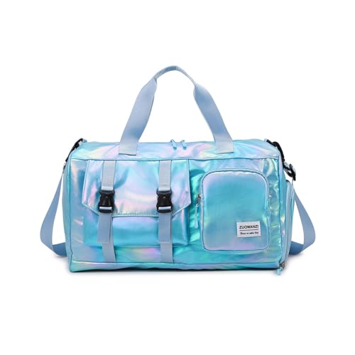 Zeiwohndc Wasserdichtes Reisetasche Für Frauen Fitness Wochenendtraining Mit Trockener Und Nasser Trennung Reisegepäck Weekender Fitness Fitnesssport Für Täglich von Zeiwohndc