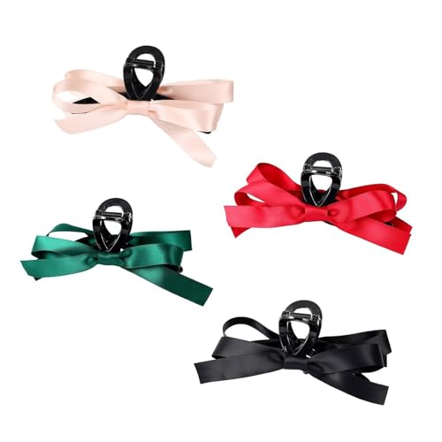 Große Haarschleife, Satin, zwei Schichten, Schmetterlings-Schleife, Haarnadel, Haarschmuck für Damen, Kinder, Schleife, Haarspangen für Mädchen von Zeizafa