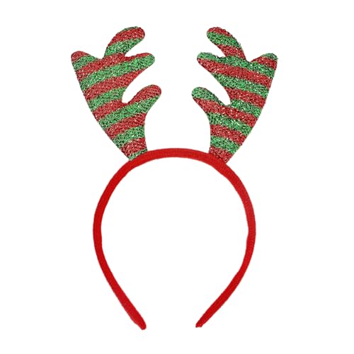 Haarschmuck mit Hirschgeweih, Weihnachtszubehör, für Damen und Mädchen, elastisches Haarband, niedliche Kopfbedeckung, Haarband von Zeizafa