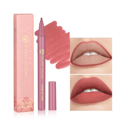 Langlebiger Lip Stain Tint Wasserdicht Und Schweißfest Flüssiger Lipliner Make Up Weihnachtsgeschenk Für Frauen Lippenstift von Zeizafa