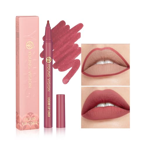 Langlebiger Lip Stain Tint Wasserdicht Und Schweißfest Flüssiger Lipliner Make Up Weihnachtsgeschenk Für Frauen Lippenstift von Zeizafa