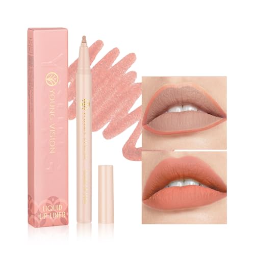 Langlebiger Lip Stain Tint Wasserdicht Und Schweißfest Flüssiger Lipliner Make Up Weihnachtsgeschenk Für Frauen Lippenstift von Zeizafa