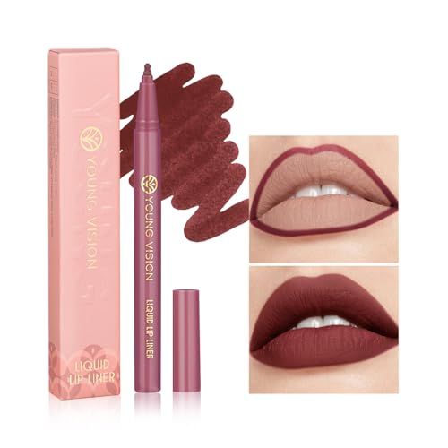 Langlebiger Lip Stain Tint Wasserdicht Und Schweißfest Flüssiger Lipliner Make Up Weihnachtsgeschenk Für Frauen Lippenstift von Zeizafa