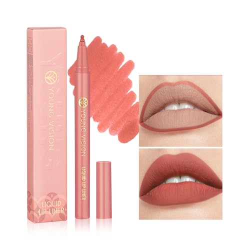 Langlebiger Lip Stain Tint Wasserdicht Und Schweißfest Flüssiger Lipliner Make Up Weihnachtsgeschenk Für Frauen Lippenstift von Zeizafa