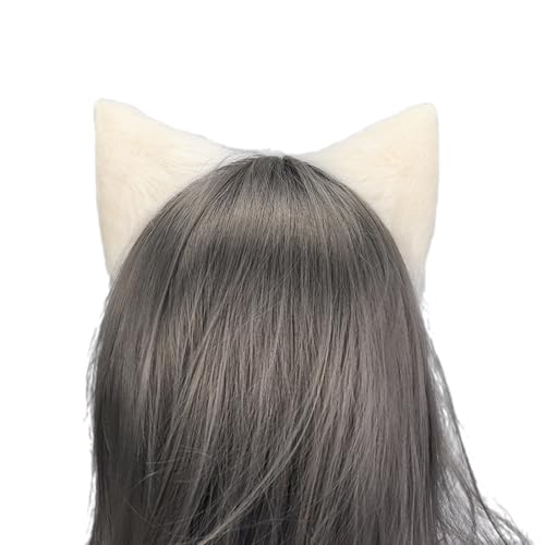 Zeizafa Cosplay Füchse Ohr Stirnband Frau Studenten Cosplay Anime Charakter Versammlungen Haarband Plüsch Katze Ohr Form Haarreifen von Zeizafa