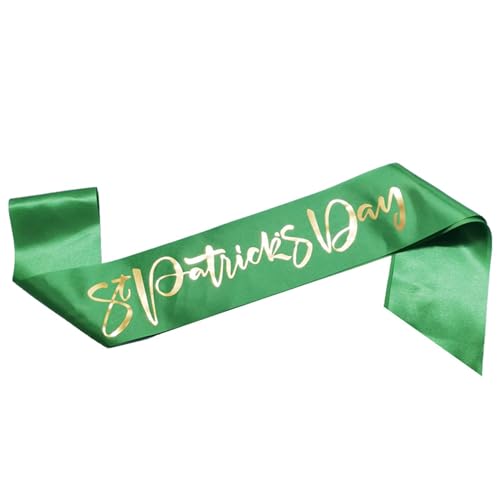 Zeizafa Haarreif mit Schleife, Patricks Day, Grün, für Kostümpartys, Weihnachten, Party, Urlaub, Haarschmuck, Kleeblatt-Stirnband von Zeizafa