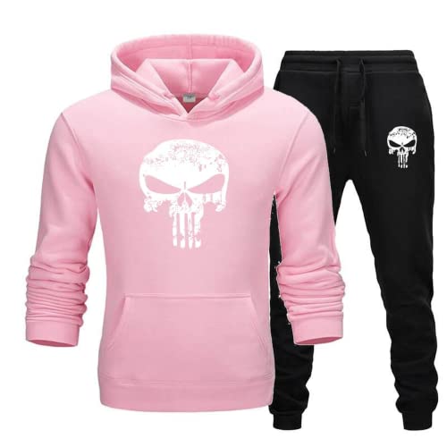 Zelbuck Unisex jogginganzug skull pullover 3d druck Herren Totenkopf Trainingsanzug Skull Totenkopf Jogginganzug für herren Trainingsanzug Pullover Jogger Set Skull Jogginganzug jogging 3d (A10,M) von Zelbuck