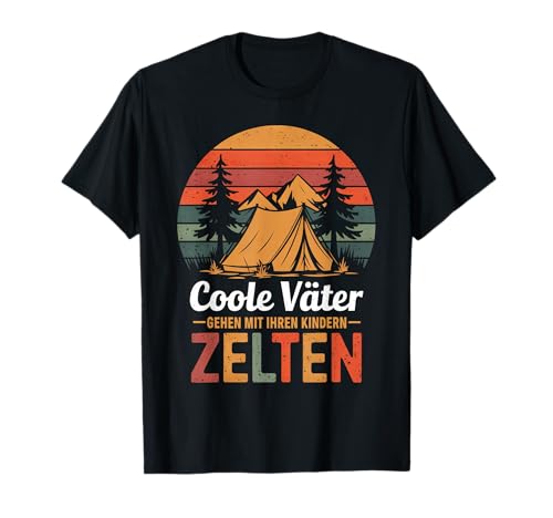 Papa und Kinder Zelten, für Vater, Sohn und Tochter Camping T-Shirt Papa und Kinder Zelten, für Vater, Sohn und Tochter Camping T-Shirt von Zelten und Camping Mit Papa