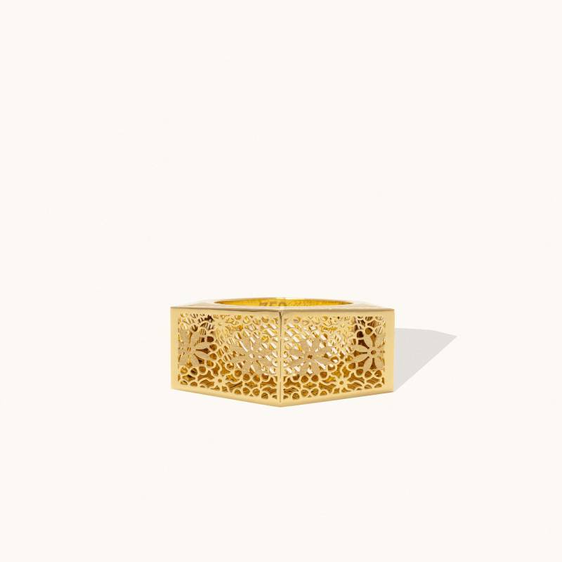 Floral Garten Eden Statement Ring, Feiner Handgemachter Maximalist Schmuck, 14K Solid Gold Big Cooler Klobiger Einzigartiges Sommer Hochzeitsgeschenk von ZelvetiJewelry