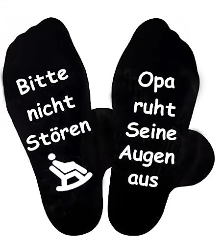 Zemolo Lustige Socken Geschenk für Männer Bitte Nicht Stören Socken Witzige Socken Lustig Socken Personalisierte Weihnachten Ideen Geschenke Vatertag Männertag für Papa Opa 43-46 von Zemolo