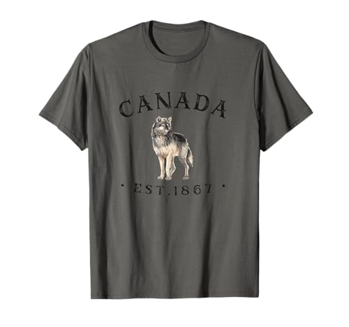 Canada Shirt für Herren und Damen | Cooler Kanada Wolf T-Shirt Canada Shirt für Herren und Damen | Cooler Kanada Wolf T-Shirt von Zen Canada