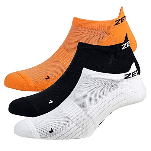 Zen Core Sneaker Füßlinge 3 Paare, Größe 40-43 und 44-47 für Herren, kurze Socken, Sport&Freizeit, Laufsocken, Fitness, Fahrradfahren, Running Socken, Atmungsaktiv, Antiblasen von Zen Core