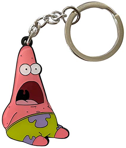 Shocked Patrick – SpongeBob Schwammkopf Emaille Schlüsselanhänger von Zen Monkey Studios