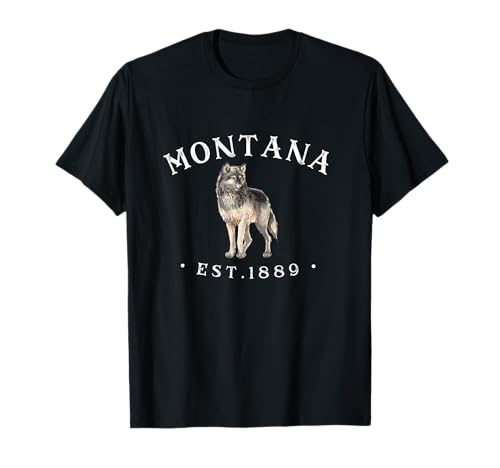 Montana Shirt für Herren Damen | Montana Wolf T-Shirt von Zen Montana
