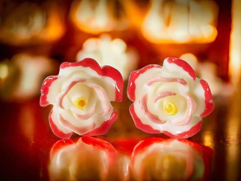 Alice Im Wunderland Rose Ohrstecker Herzdame Schmuck Alice Im Wunderland Rose Ohrstecker Herzdame Schmuck von ZenSationalGifts