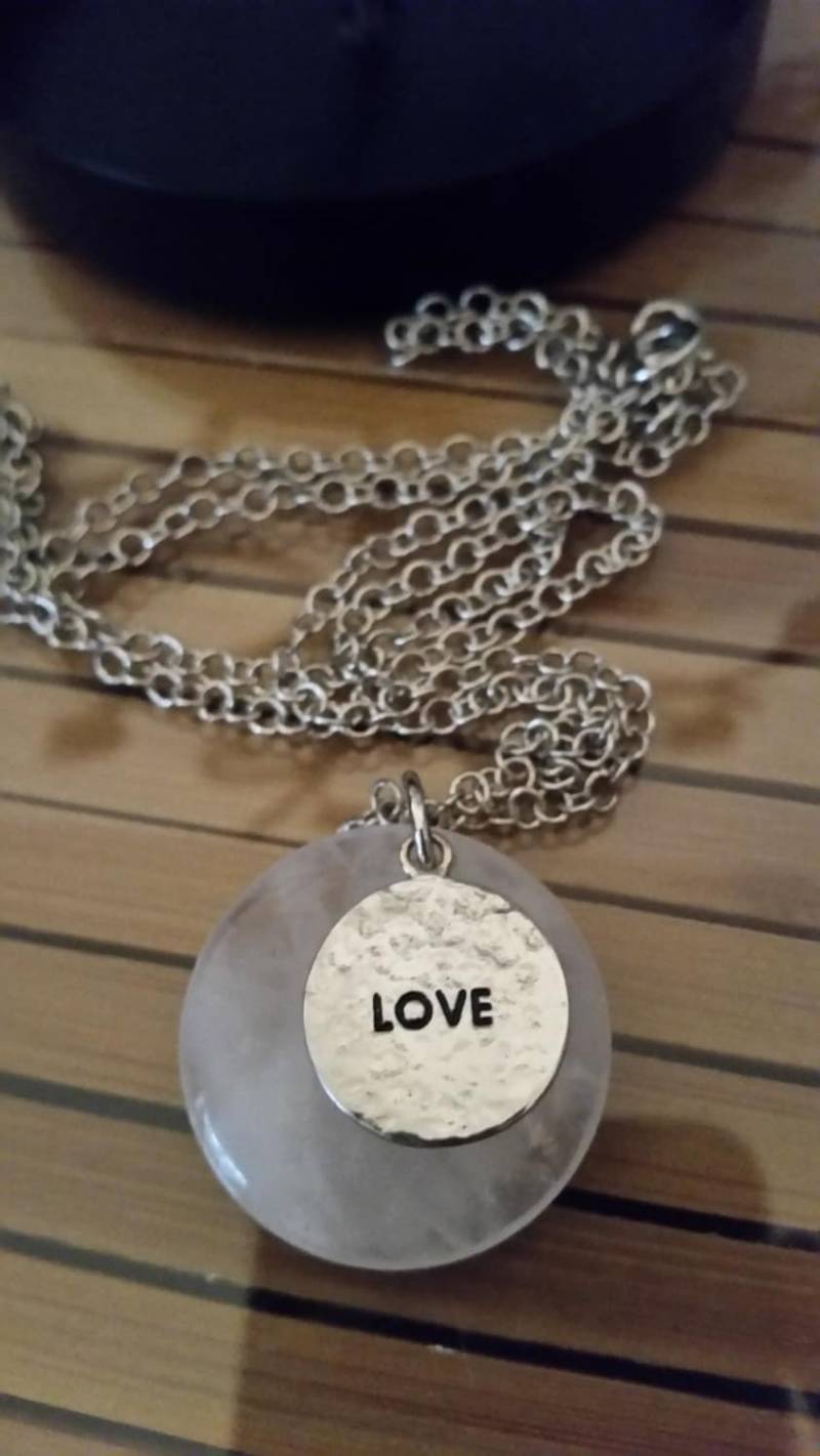 Quartz Crystal Healing Halskette Boho Kronenchakra Anhänger, Empath Schutz Quartz Crystal Healing Halskette Boho Kronenchakra Anhänger, Empath Schutz von ZenSationalGifts