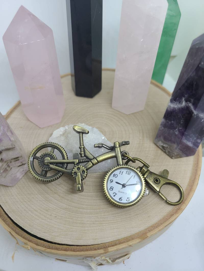 steampunk Fahrrad Uhr Schlüsselanhänger Antique Bronze Car Accessoire steampunk Fahrrad Uhr Schlüsselanhänger Antique Bronze Car Accessoire von ZenSationalGifts