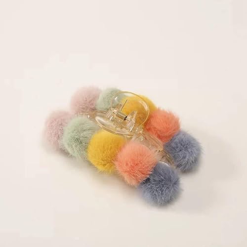 Flauschige Plüsch-Klauen-Clip, Plüsch-Haarklammer, Bananen-Clips, niedliche Haarspangen für Frauen, flauschige Haarspangen für Mädchen, Haarklammern Flauschige Plüsch-Klauen-Clip, Plüsch-Haarklammer, Bananen-Clips, niedliche Haarspangen für Frauen, flauschige Haarspangen für Mädchen, Haarklammern von Zenarao