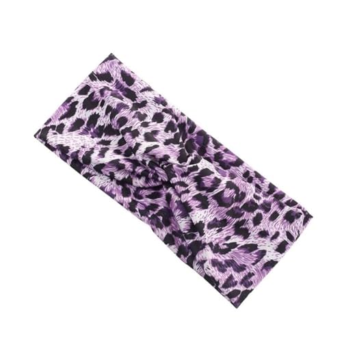 Zenarao Leoparden-Stirnband, 2025, violett, Geparden-Druck, für Damen, Leopardenmuster, Kreuz, elastisches Stirnband, Fitnessstudio, Haarband, modische Stirnbänder Zenarao Leoparden-Stirnband, 2025, violett, Geparden-Druck, für Damen, Leopardenmuster, Kreuz, elastisches Stirnband, Fitnessstudio, Haarband, modische Stirnbänder von Zenarao